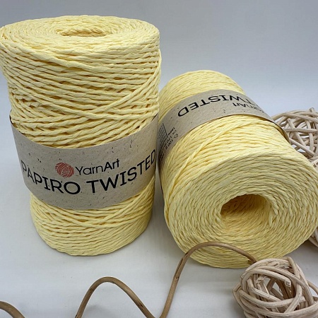 Пряжа Рафия крученая Papiro Twisted