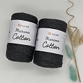 Пряжа Macrame cotton 758 т. серый