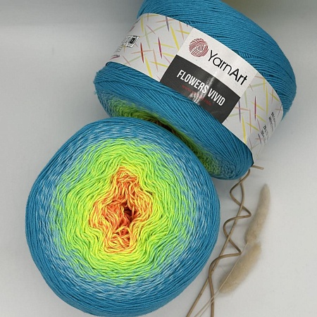Пряжа Yarn art Flowers Vivid 509