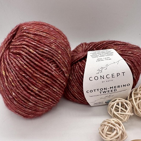 Пряжа Cotton Merino tweed 500