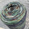 Пряжа в бобинах Multiciolor №1 ДИКАЯ ЗЕЛЕНЬ Цена за 10гр