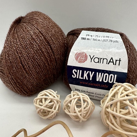 Пряжа Silky Wool 336