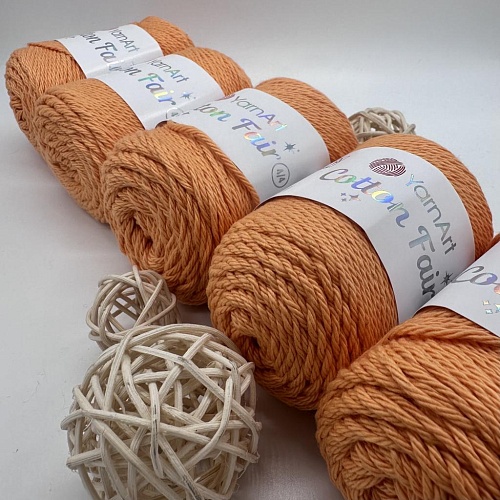 Пряжа Cotton fair 4/4