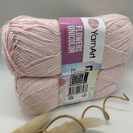 Пряжа Yarn art Flowers UNICOLOR 733