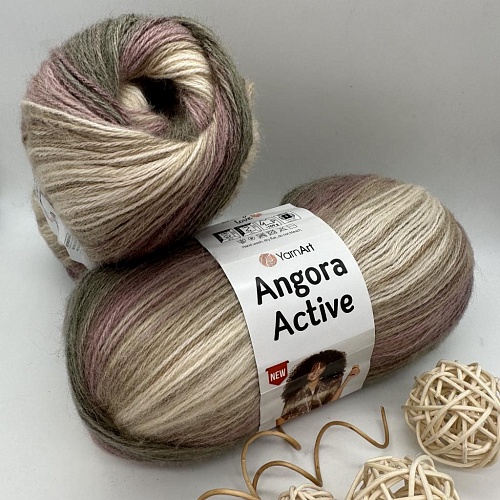 Пряжа Angora Active 853 бежевый