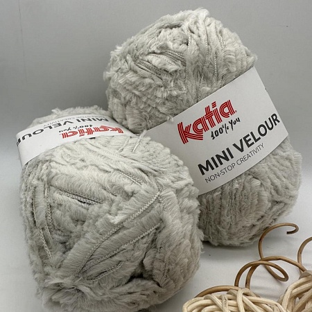 Пряжа Katia Mini velour 108
