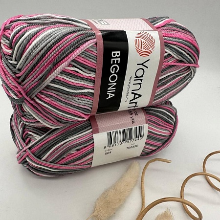 Пряжа Begonia Print 504(Заневский пр,20)