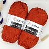 Пряжа Merino de luxe 50 3027 рыжий