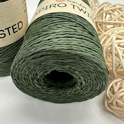 Пряжа Рафия крученая Papiro Twisted