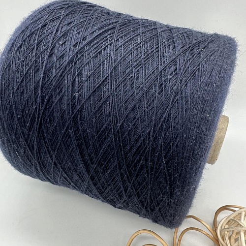 Пряжа в бобинах Loro Piana Top Cashmere цвет: blue navy Цена за 10гр