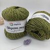 Пряжа Шерсть яка (Yak wool) (24 зеленый мох/болотный)