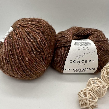 Пряжа Cotton Merino tweed 505