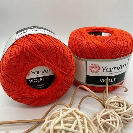 Пряжа YarnArt VIOLET 5535 (оранжевый)