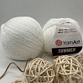 Пряжа YarnArt Summer 03 снежок