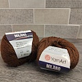 Пряжа Milano 871 коричневый