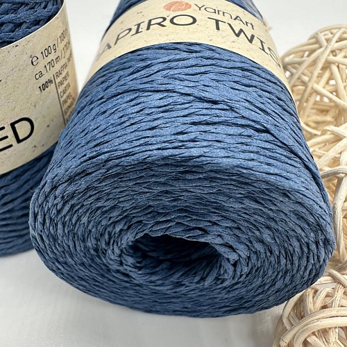 Пряжа Рафия крученая Papiro Twisted