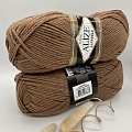 Пряжа Lana Gold 466 коричневый