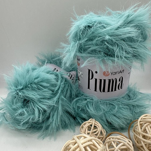 Пряжа Пряжа YarnArt Piuma 4412 бирюза