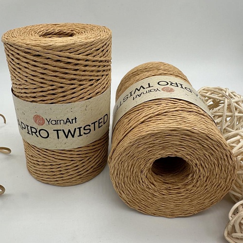 Пряжа Рафия крученая Papiro Twisted