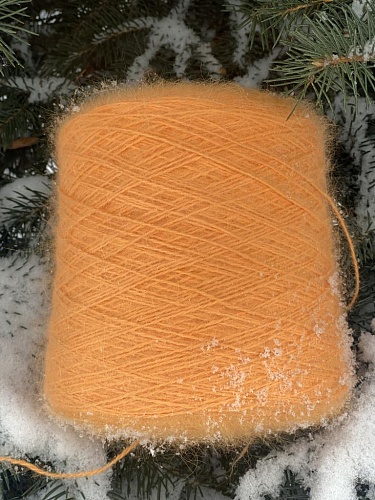 Пряжа Angora Spiky 3202 оранж