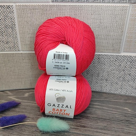 Пряжа Baby Cotton 3458