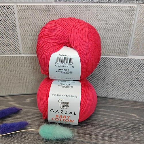 Пряжа Baby Cotton 3458