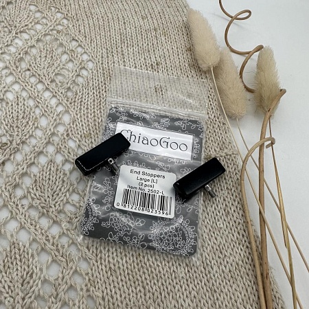 Спицы для вязания 2502-L Large Стопперы большие