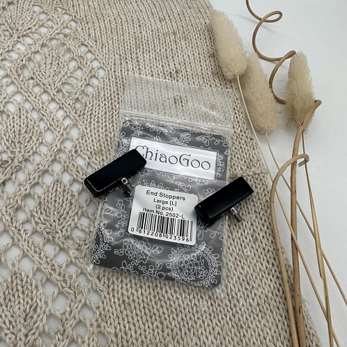 Спицы для вязания 2502-L Large Стопперы большие