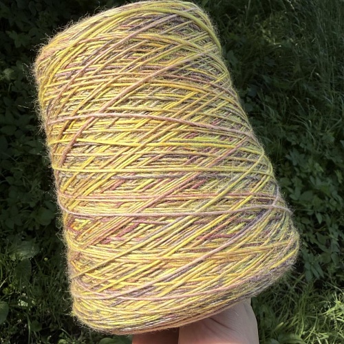 Пряжа в бобинах Multiciolor №5 Цена за 10гр
