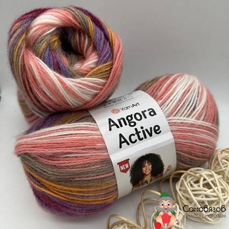 Пряжа Angora Active 860 мультиколор