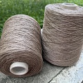 Пряжа в бобинах Loro Piana лен капучино