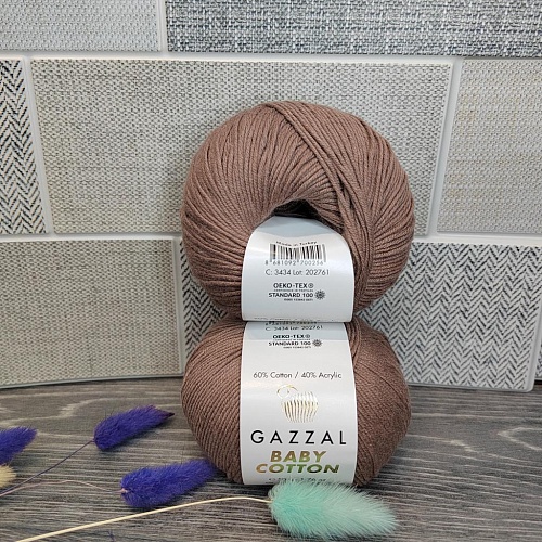 Пряжа Baby Cotton 3434