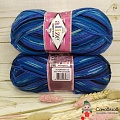 Пряжа Superwash 4446 голуб.черн.василек