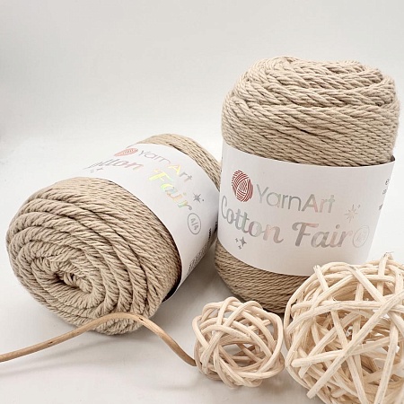 Пряжа Cotton fair 4/4