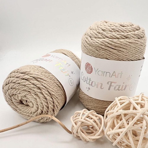 Пряжа Cotton fair 4/4