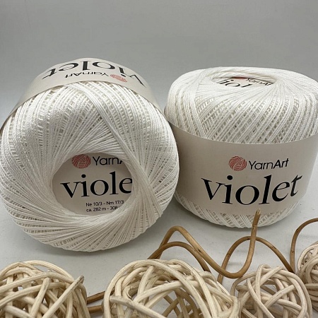 Пряжа Violet 1000 белый