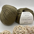 Пряжа Concept Dama (хлопок, шелк,вискоза) 87 хаки