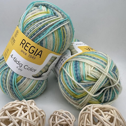 Пряжа Regia 4 - fadig Color 03795 /50гр