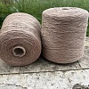Пряжа в бобинах Loro Piana лен дымчатый кварц