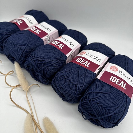 Пряжа Ideal 241 тем синий