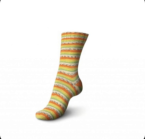 Пряжа Regia Cotton Color 02417 Tutti Frutti папайя