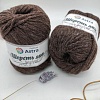 Пряжа Шерсть яка (Yak wool) (18 серо-коричневый)