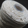 Пряжа в бобинах Pima Sequins (хлопок) 3077 ванильный крем/ Цена за 10 гр