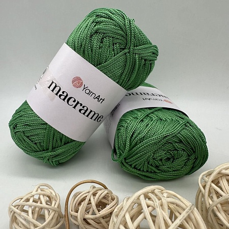 Пряжа Yarn Art Macrame полиэстер 173 трава