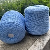 Пряжа в бобинах Merinos цвет 1515 голубой. Цена указана за 10гр