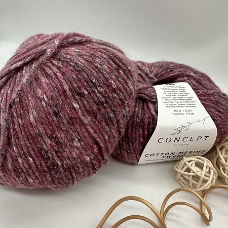 Пряжа Cotton Merino tweed 509