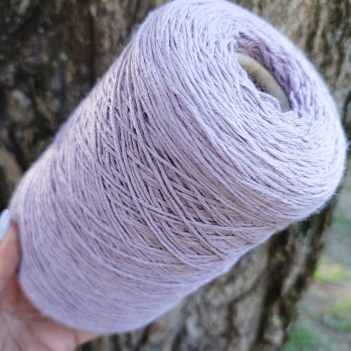 Пряжа в бобинах Vegetale цвет lavander / цена за 10 гр