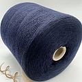 Пряжа в бобинах Loro Piana Кашемир Coarsehair темносиний