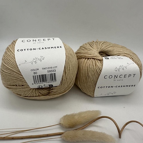 Пряжа Cotton Cashmere 80