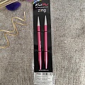 Спицы для вязания Спицы съемные &amp;quot;Zing&amp;quot; для длины тросика 28-126см, алюминий 6,50